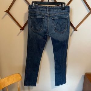 MOTHER jeans- The Looker Crop Flowers From The Storm